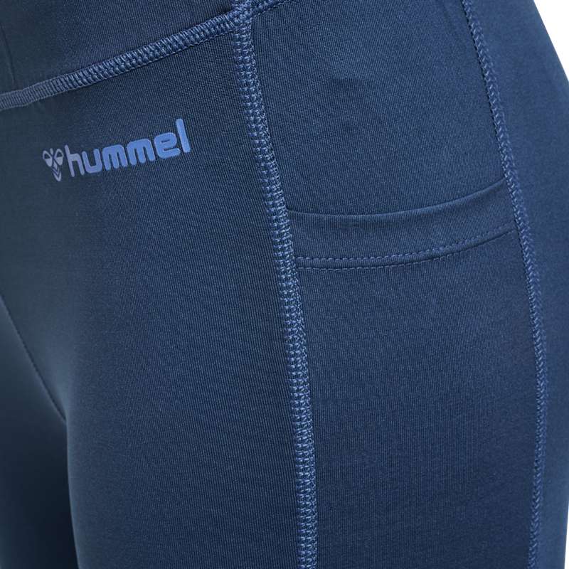 Collant Hummel Mt Mabley Mid Waist Femme Bleu | 574908-084