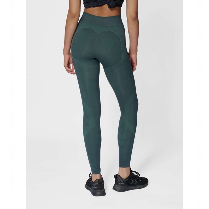 Collant Hummel Mt Power Seamless Mw Femme Vert | 645165-390