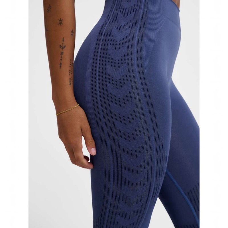 Collant Hummel Mt Shaping Seamless Mw Femme Bleu | 141721-649