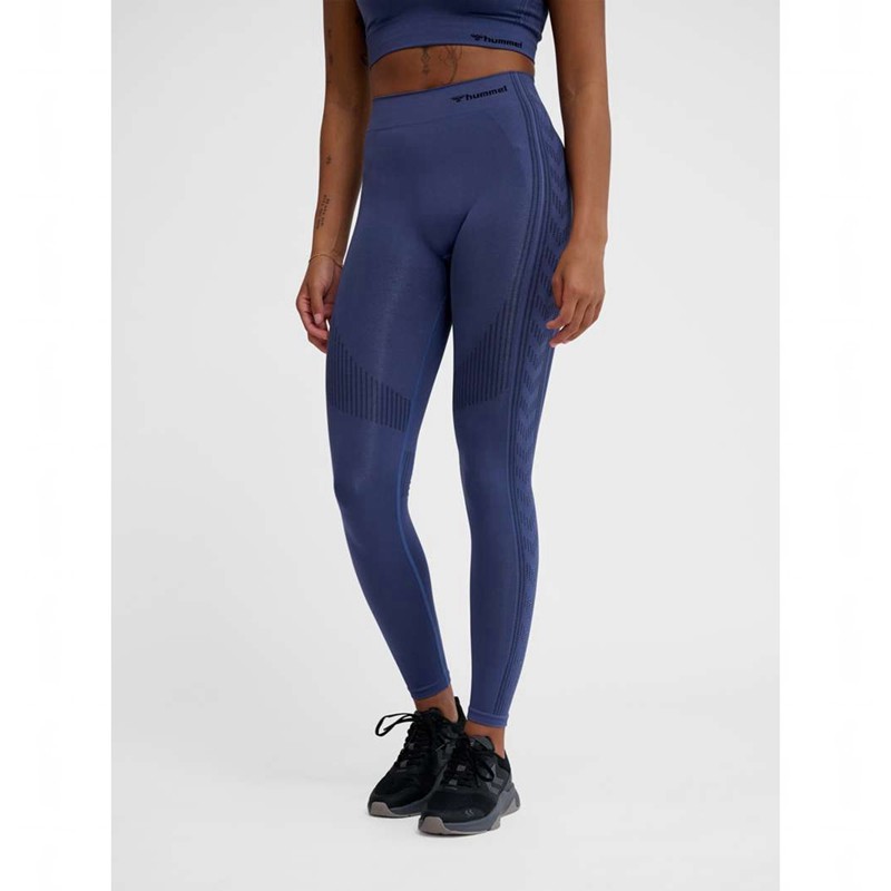 Collant Hummel Mt Shaping Seamless Mw Femme Bleu | 141721-649