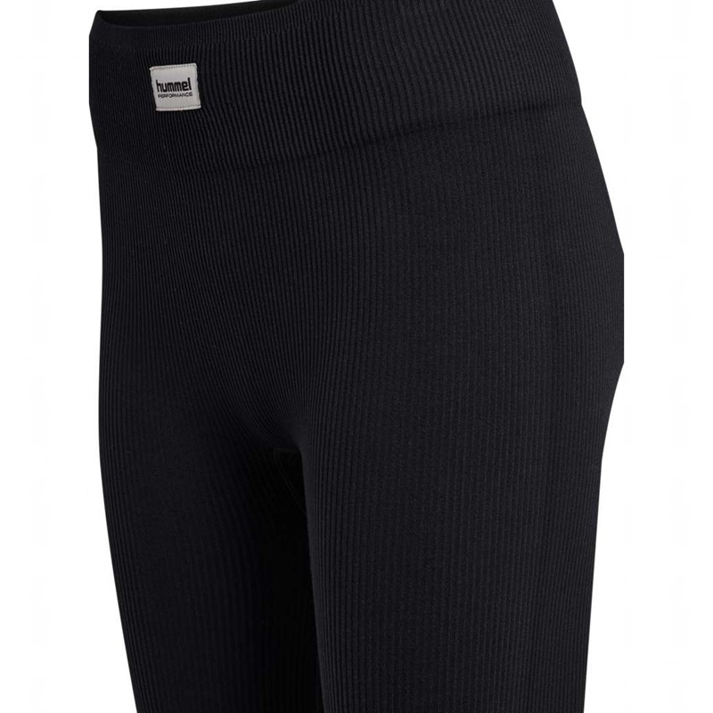 Collant Hummel Pulse Seamless Rib Mw Femme Noir | 249012-968