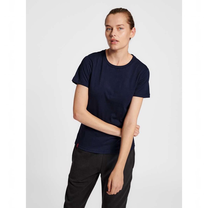 Collant Hummel Red Basic S/S Femme Bleu Marine | 710257-866