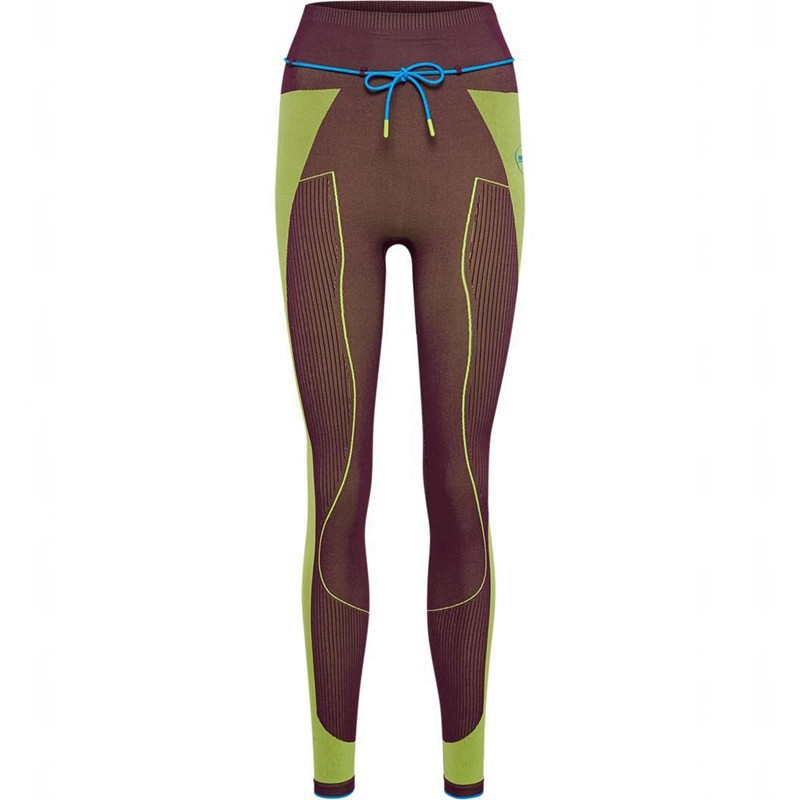 Collant Hummel Seamless High Waist Femme Vert | 128294-414