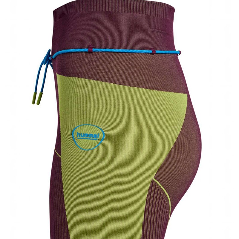Collant Hummel Seamless High Waist Femme Vert | 128294-414