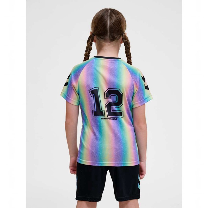 Collant Hummel Shimmer S/S Enfant Rose | 763977-819