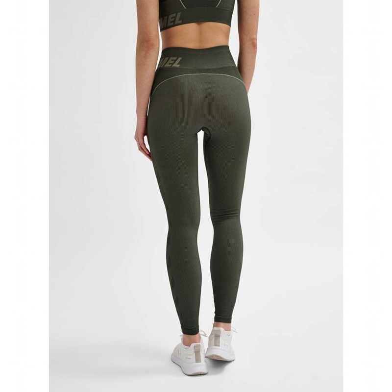 Collant Hummel Te Christel Seamless Mw Femme Vert | 715722-778