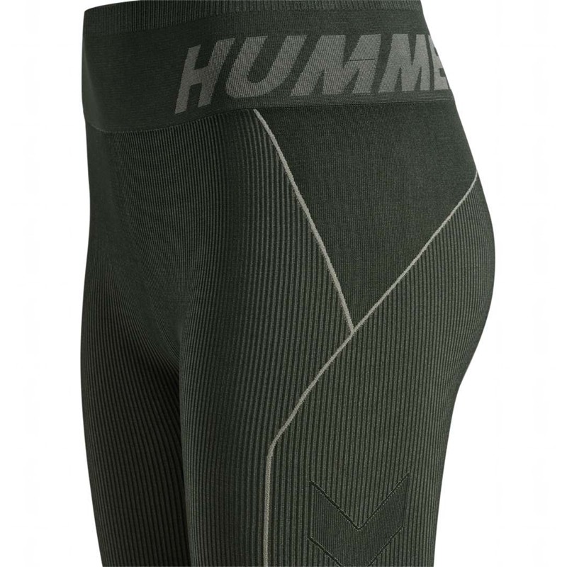 Collant Hummel Te Christel Seamless Mw Femme Vert | 715722-778