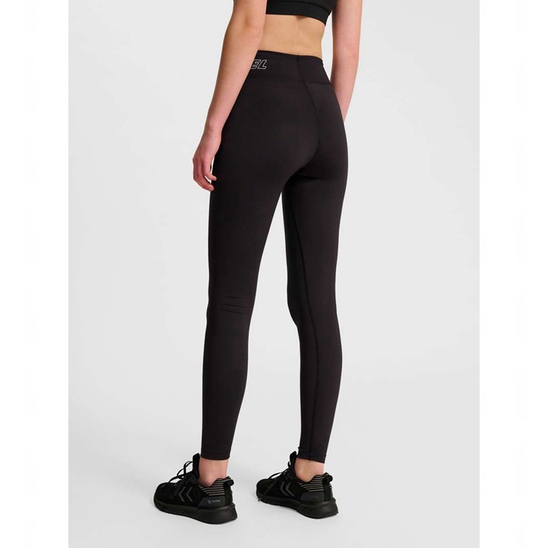 Collant Hummel Te Fundamental Mid Waist Femme Noir | 799033-733