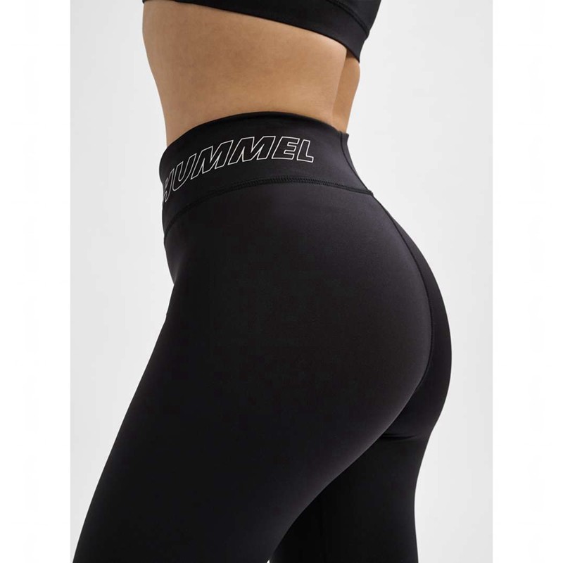 Collant Hummel Te Fundamental Mid Waist Femme Noir | 799033-733