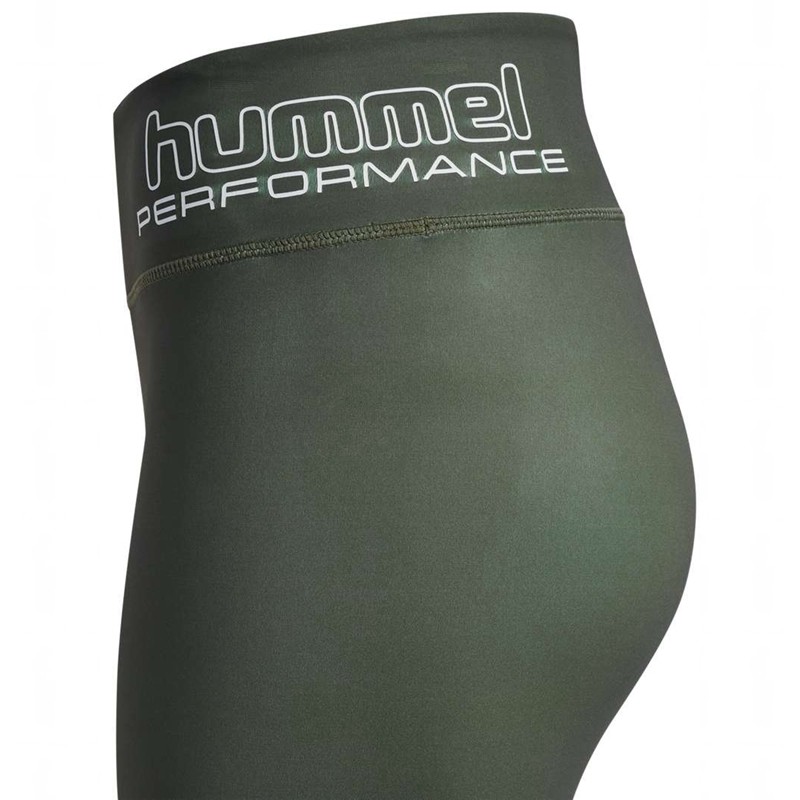 Collant Hummel Te Fundamental Mid Waist Femme Vert | 934204-242