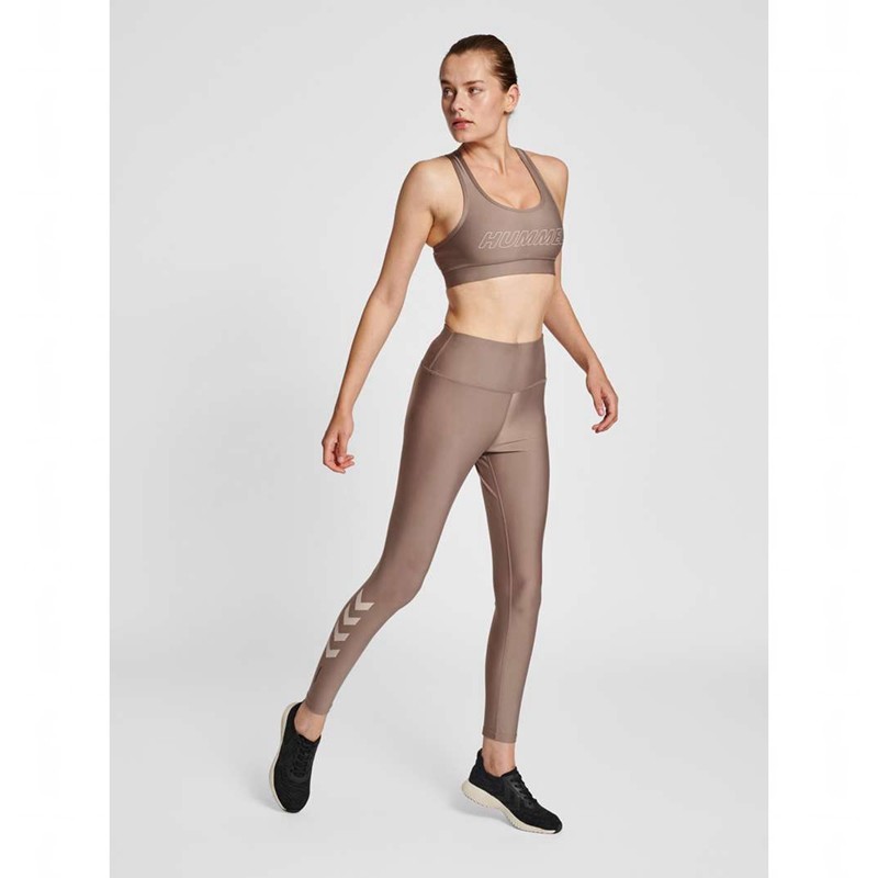 Collant Hummel Te Tola High Waist Femme Beige | 361153-661