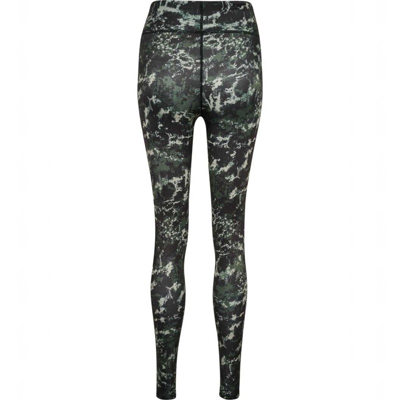 Collant Hummel Te Twist Aop Mid Waist Femme Vert | 720417-838