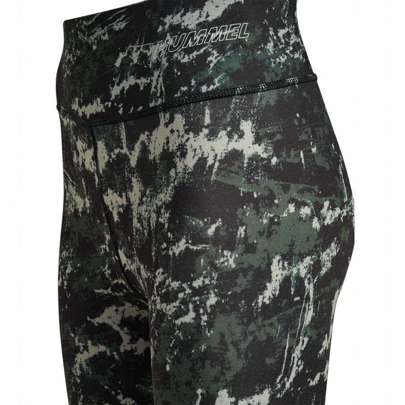 Collant Hummel Te Twist Aop Mid Waist Femme Vert | 720417-838