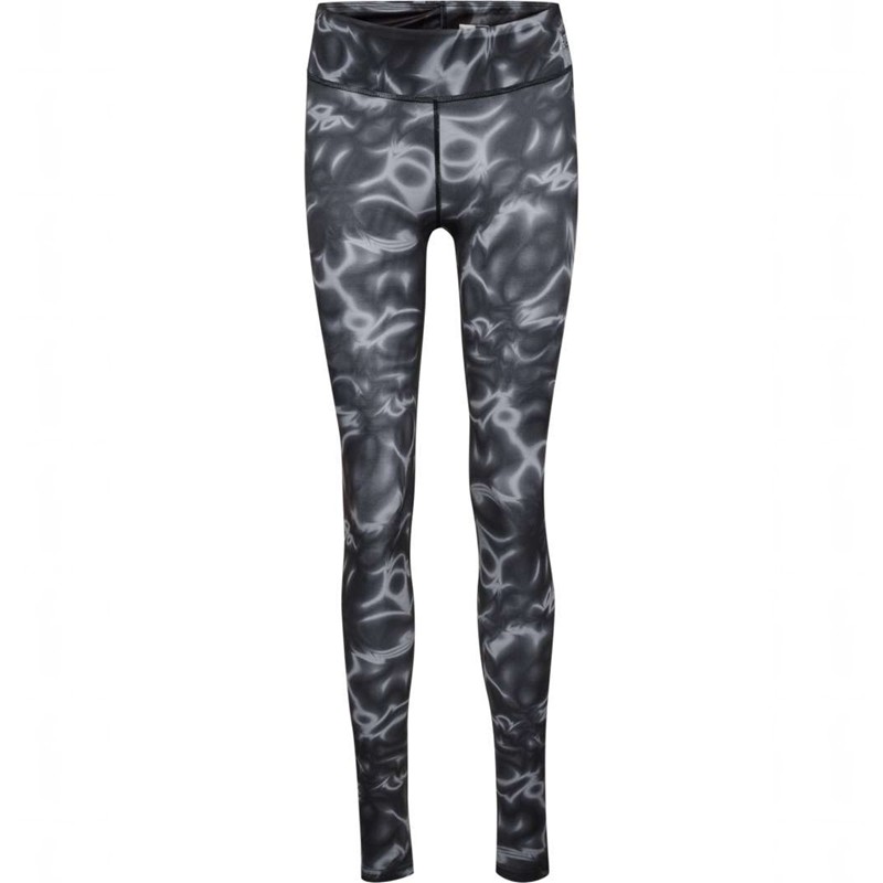 Collant Hummel Te Twist Aop Mid Waist Femme Noir | 099416-113