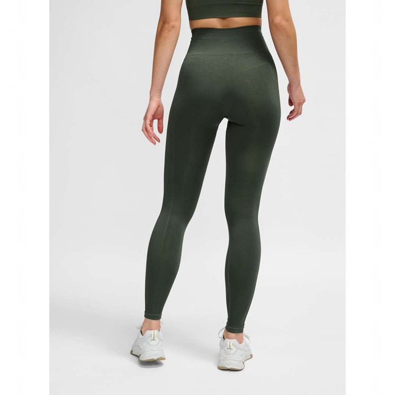 Collant Hummel Tif Seamless High Waist Femme Vert | 351474-059
