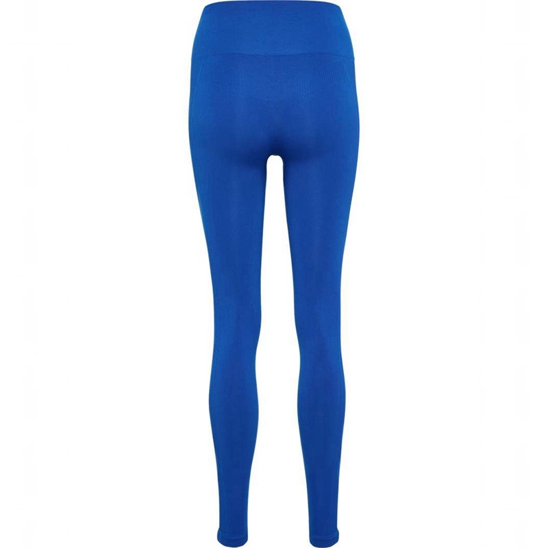 Collant Hummel Tif Seamless High Waist Femme Bleu | 647771-289