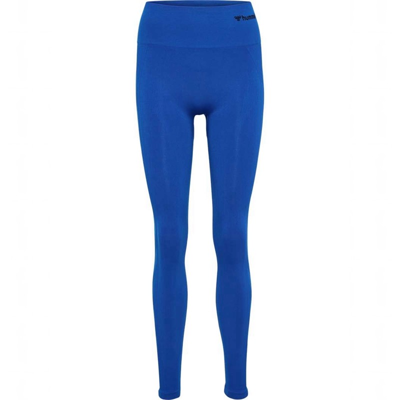 Collant Hummel Tif Seamless High Waist Femme Bleu | 647771-289