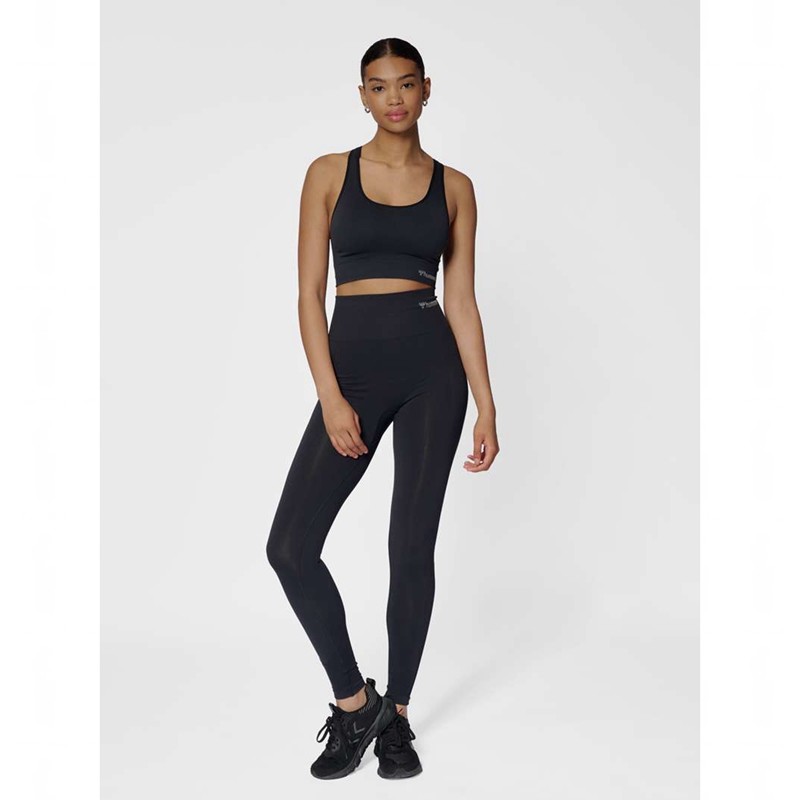 Collant Hummel Tif Seamless High Waist Femme Noir | 457541-565