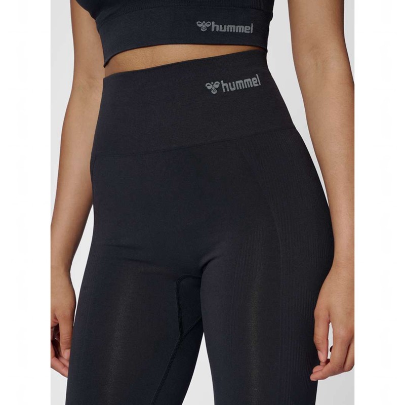 Collant Hummel Tif Seamless High Waist Femme Noir | 457541-565