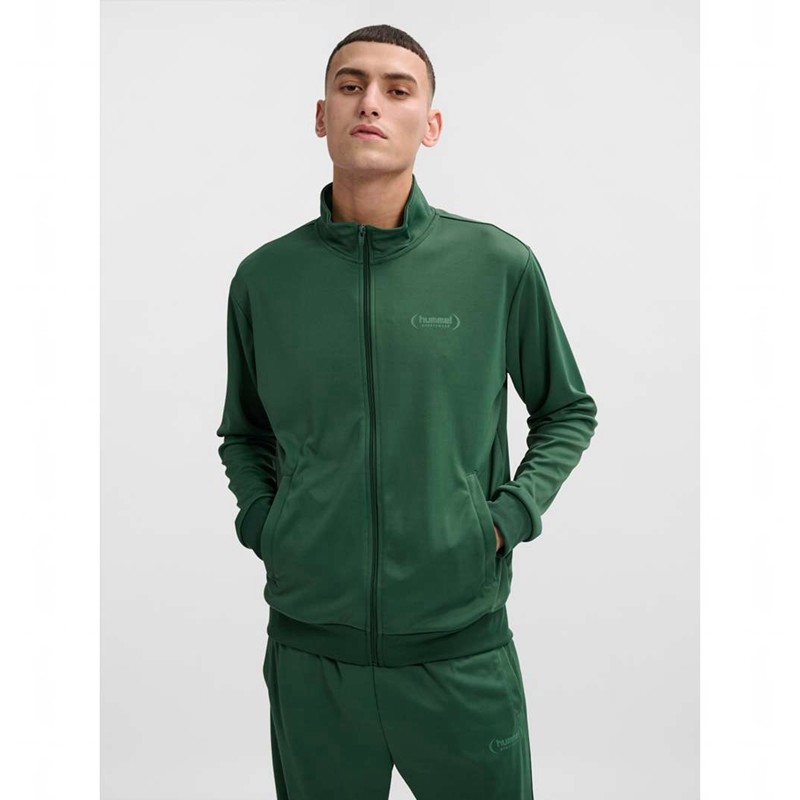 Costumes Hummel Felix Poly Tracksuit Homme Vert | 539492-689