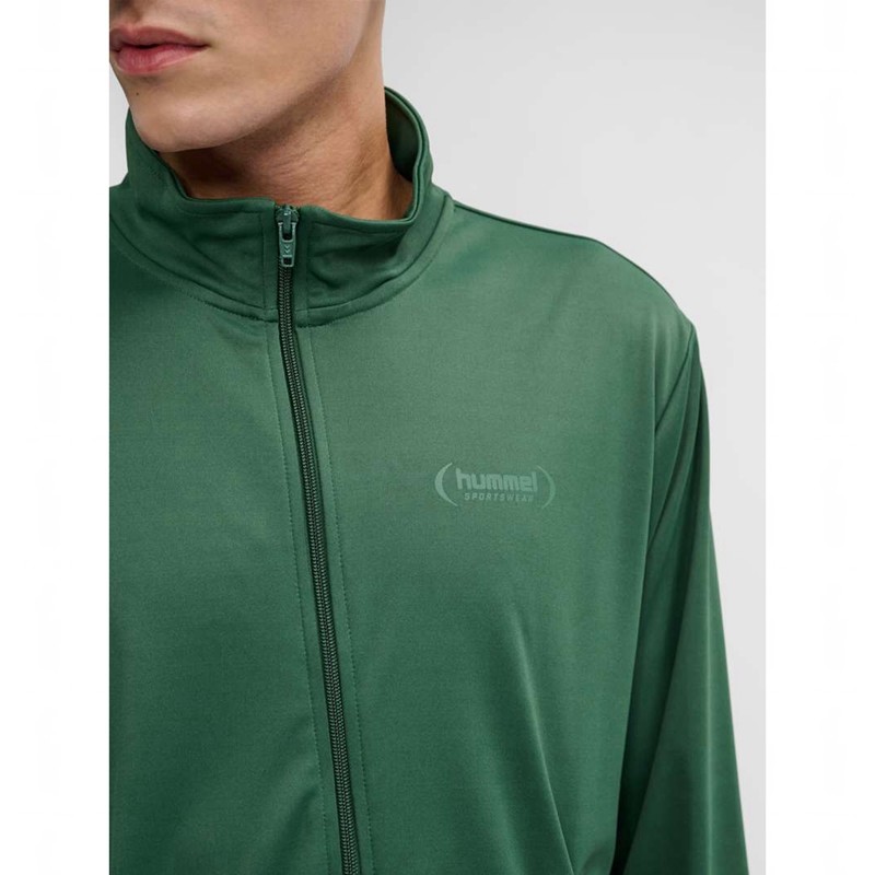 Costumes Hummel Felix Poly Tracksuit Homme Vert | 539492-689