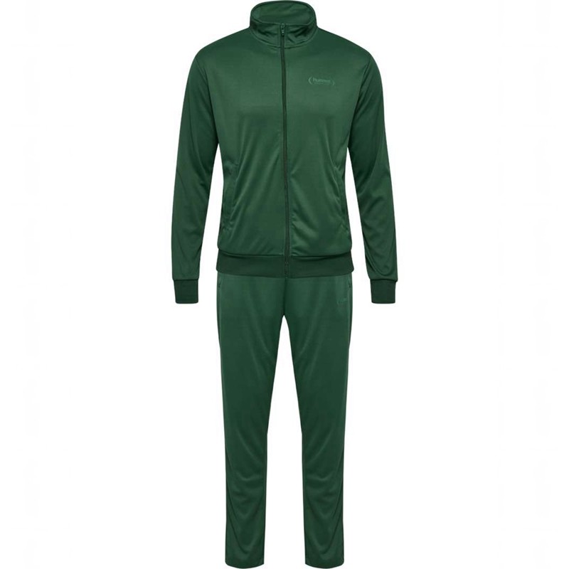 Costumes Hummel Felix Poly Tracksuit Homme Vert | 539492-689