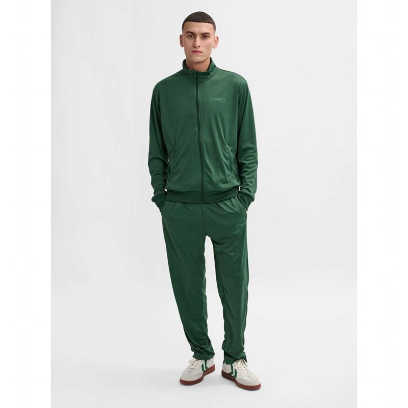 Costumes Hummel Felix Poly Tracksuit Homme Vert | 539492-689