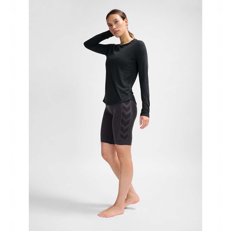 Costumes Hummel Mt Vanja L/S Femme Noir | 631006-421