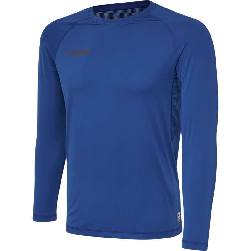 Couche De Base Hummel First Performance Jersey L/S Homme Bleu | 684520-728