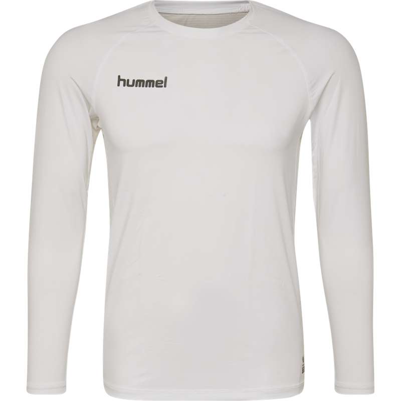 Couche De Base Hummel First Performance Jersey L/S Homme Blanche | 855082-031