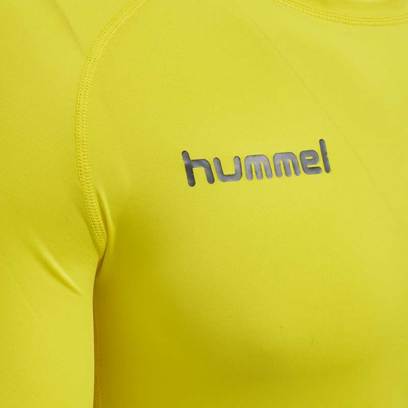 Couche De Base Hummel First Performance Jersey L/S Homme Jaune | 367103-861