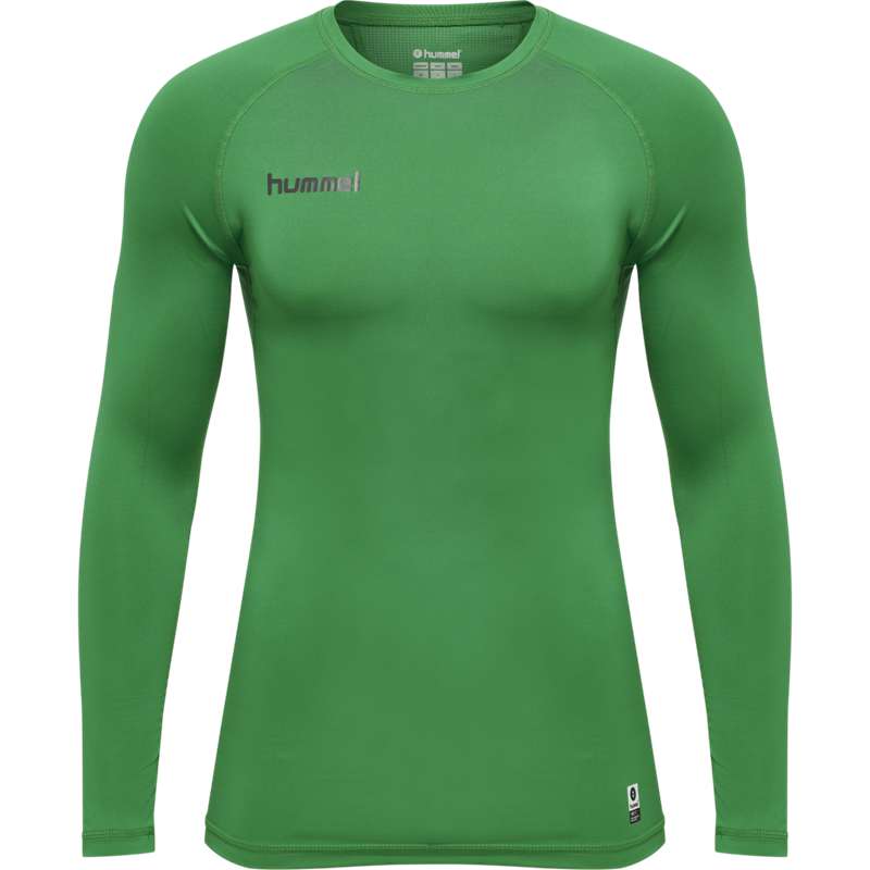 Couche De Base Hummel First Performance Jersey L/S Homme Vert | 543344-331