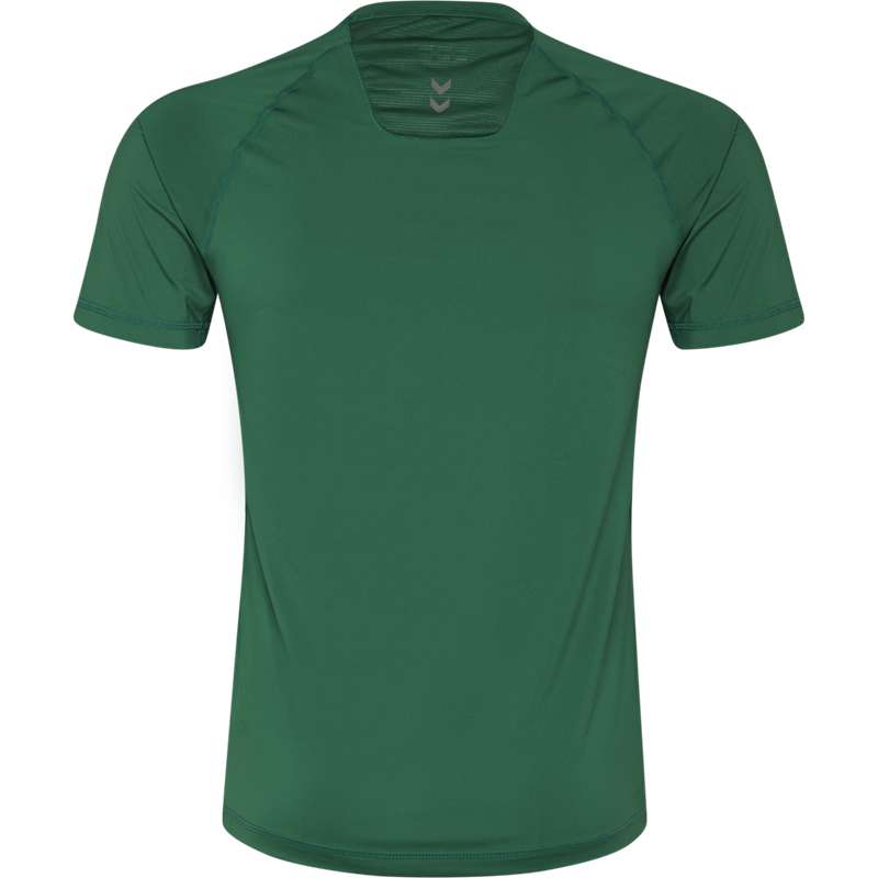 Couche De Base Hummel First Performance Jersey S/S Homme Vert | 810561-047
