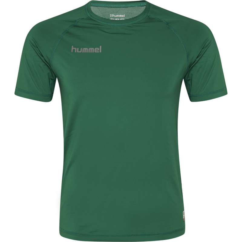 Couche De Base Hummel First Performance Jersey S/S Homme Vert | 810561-047