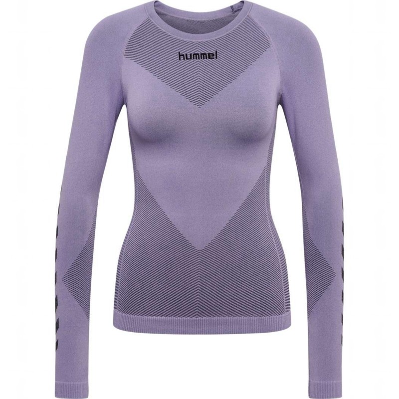 Couche De Base Hummel First Seamless L/S W Femme Lavande | 254534-682