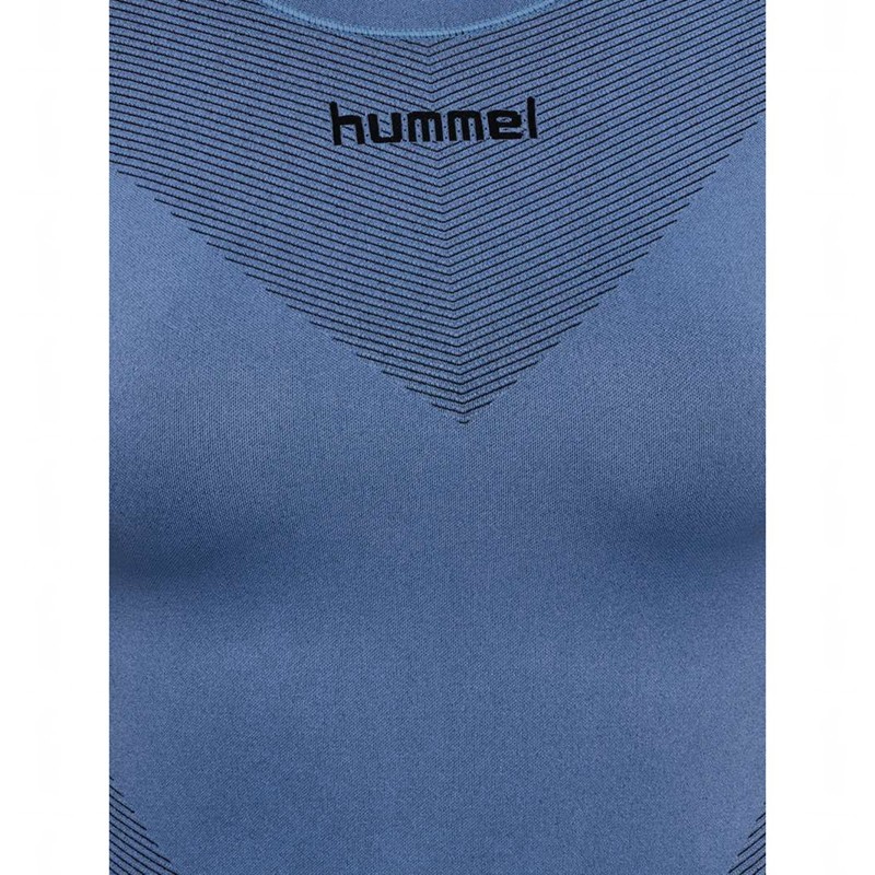 Couche De Base Hummel First Seamless L/S W Femme Bleu | 312608-018