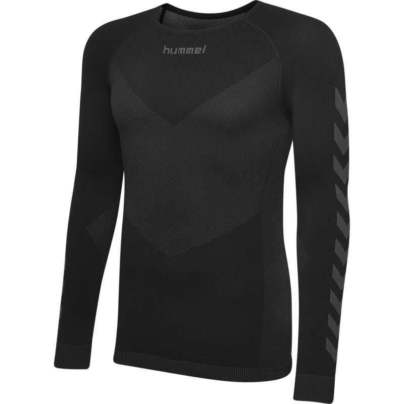 Couche De Base Hummel Hummel First Seamless Jersey L/S Homme Noir | 320117-027