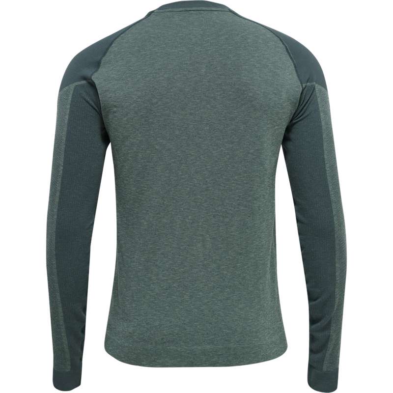 Couche De Base Hummel Kent Seamless T-shirt L/S Homme Vert | 455064-400