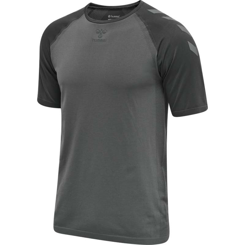 Couche De Base Hummel Pro Grid Seamless S/S Homme Grise | 624859-867