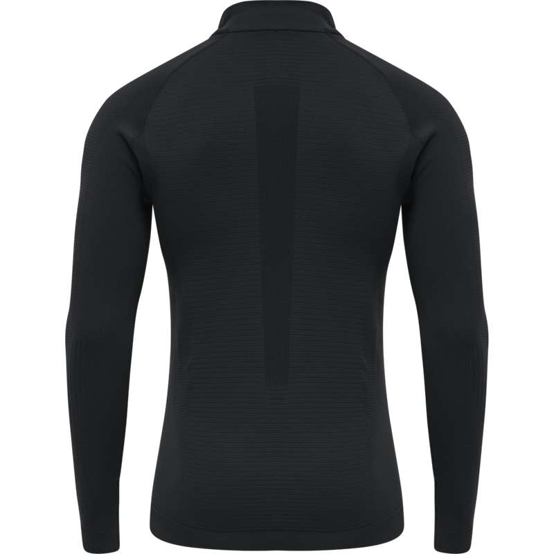 Couche De Base Hummel Stroke Seamless Half Zip Homme Noir | 245893-093