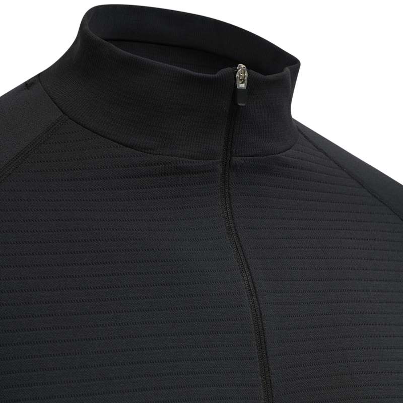 Couche De Base Hummel Stroke Seamless Half Zip Homme Noir | 245893-093