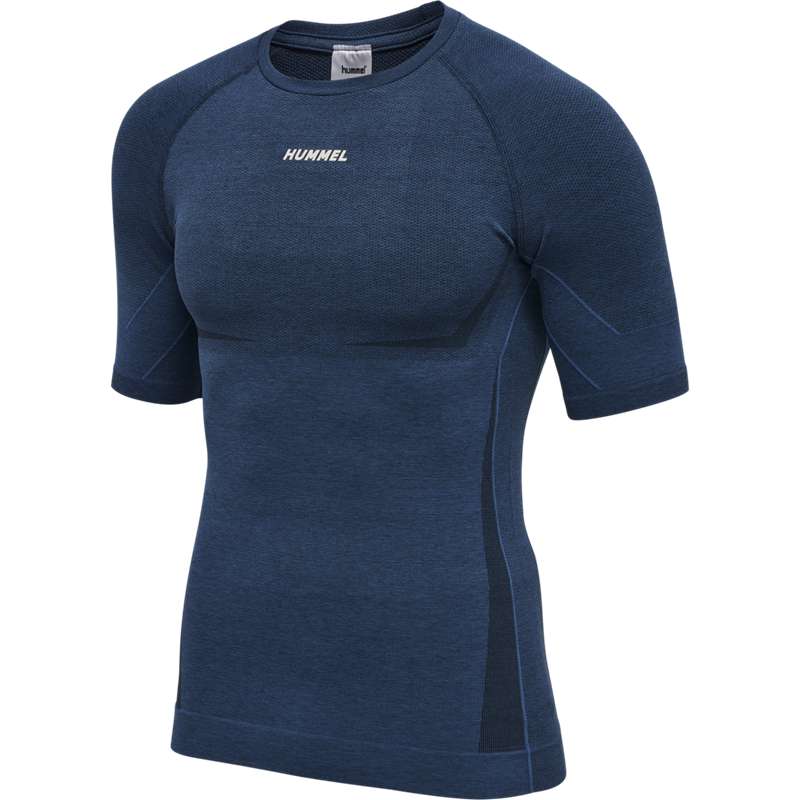 Couche De Base Hummel Te Mike Seamless Homme Bleu Marine | 457956-437