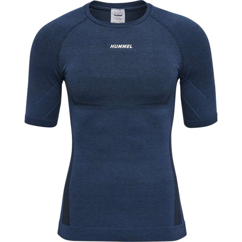Couche De Base Hummel Te Mike Seamless Homme Bleu Marine | 457956-437