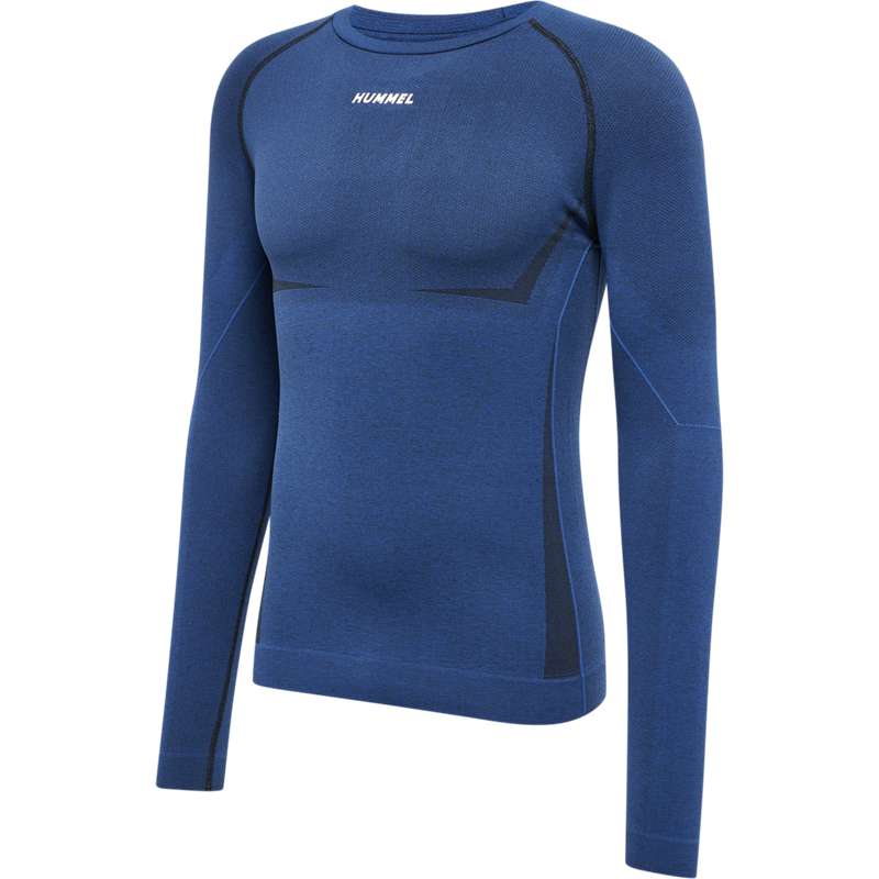 Couche De Base Hummel Te Mike Seamless L/S Homme Bleu Marine | 675706-127