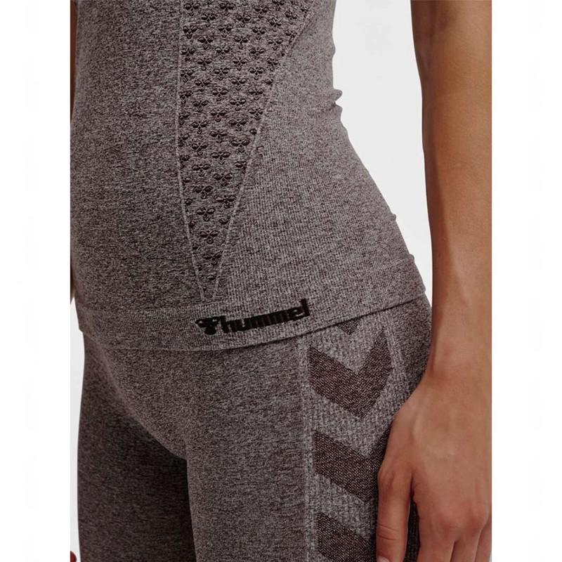 Debardeur Hummel Ci Seamless Femme Grise | 433812-014