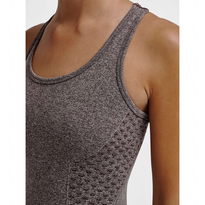 Debardeur Hummel Ci Seamless Femme Grise | 433812-014