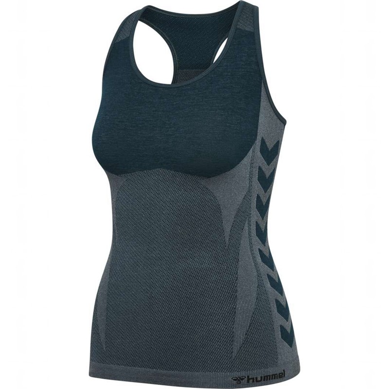 Debardeur Hummel Clea Seamless Femme Bleu | 476515-281