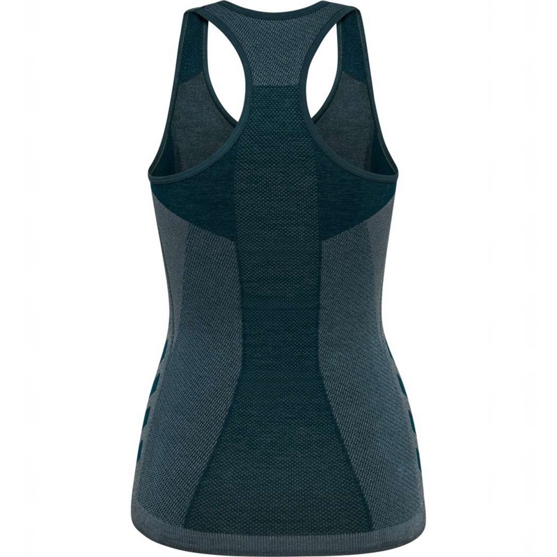 Debardeur Hummel Clea Seamless Femme Bleu | 476515-281