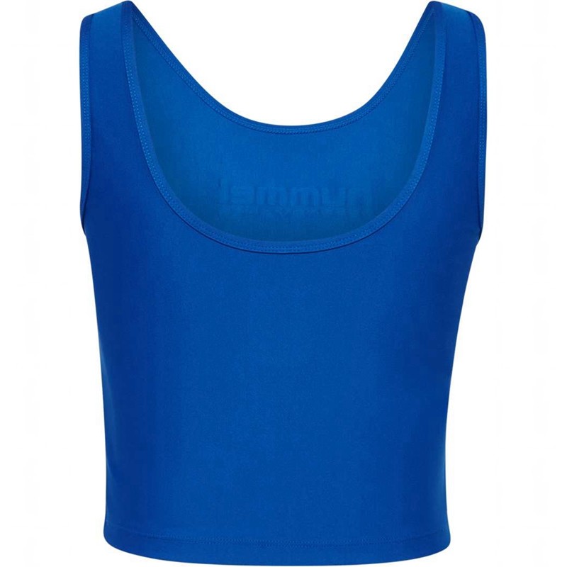 Debardeur Hummel Fast Cropped Femme Bleu | 756605-547