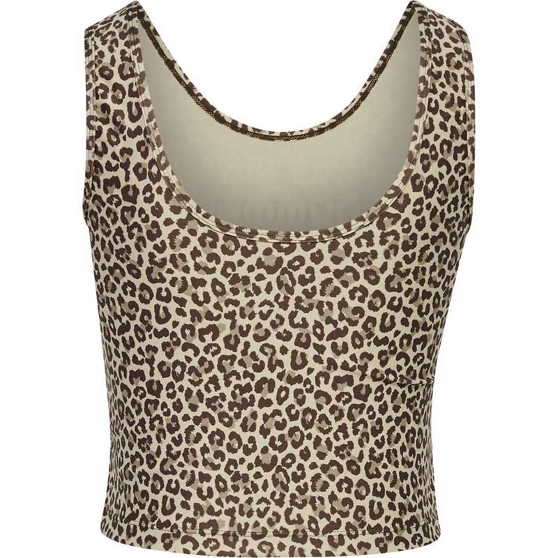 Debardeur Hummel Fast Cropped Femme Leopard | 003606-153